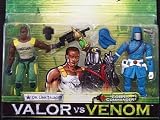 Dr. Link Talbot & Cobra Commander GI Joe Venom vs. Valor Action Figures