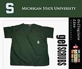 Michigan State Spartans Scrub Style Top from GelScrubs