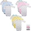 3-Pack Rib Knit Infant Gowns