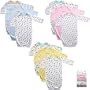 Luvable Friends 3-Pack Rib Knit Infant Gowns