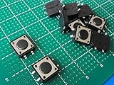 ＜表面実装用タクトスイッチ　12mm×12mmスイッチ　全高4.3mm＞10個＜1sw-042＞