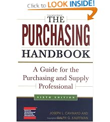 The Purchasing Handbook: A Guide for the Purchasing and Supply Professional: Joseph L. Cavinato, Ralph G. Kauffman