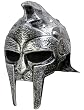 Silver Gladiator Helmet - Silver