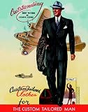 Custom Tailored Clothes Art Poster Print, 11x14