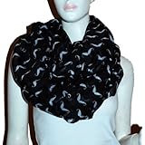 SCARF_TRADINGINC&shy;&reg; Mustache Infinity Loop Scarf Wrap