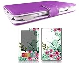 Bundle Monster Barnes & Noble Nook Synthetic Leather Case Cover Jacket + Skin Sticker + Screen Protector Ebook Accessories Combo - Fit 3G and Wifi Version