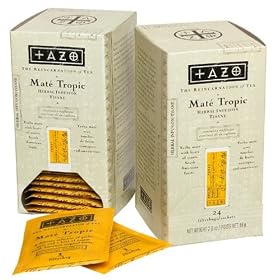 Tazo Mate Tropic Herbal Tea Filterbags with Dispenser, Six (6) 24-Count Filterbags (144 Bags Total)