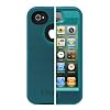 Otterbox Defender Series Hybrid Case & Holster for iPhone 4 & 4S  - Retail Packaging - Light Teal/Deep Teal