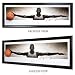 M. Jordan Autographed Bulls Wings Nike Concept Poster Breaking Through Display Piece Framed