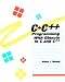 Book C+ C++: Programming With Objects in C and C++
