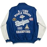 Los Angeles Dodgers Wool/Leather Commemorative Varsity Jacket