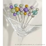 Talisman Designs Stainless Steel Party Picks, Retro Light, Set of 6
