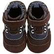 Robeez Mini Shoez Sneaker (Infant/Toddler),Espresso,3-6 Months (2 M US Infant)