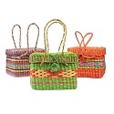 Reed Fiber Lunch Box "Rainbow Reed Lunch Box" -Fair Trade Gifts