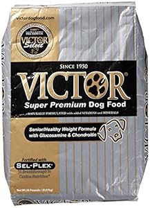 Victor Dog Food Senior Healthy Weight Management Diet Dog Food with Glucosamine and Chondroitin, 20-Pound Victor Dog Food Senior Healthy Weight Management Diet Dog Food with Glucosamine and Chondroitin, 20-Pound