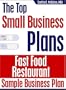 Fast Food Restaurant Sample Business Plan 2004/2005 Edition
