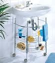 Wenko 7385500 Waschbecken-Unterregal