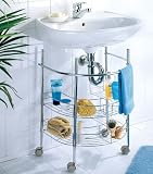 Wenko 7385500 Waschbecken-Unterregal