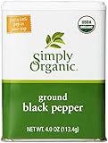 Simply Organic Pepper Tin, 4 Ounce