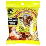 Just the Cheese Rounds, Crunchy White Cheddar, 2-Ounce Bags (Pack of 12)