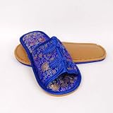 Chinese Embroidery Brocade Slippers House Shoes