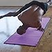 YogaRat Purple-Black 100% Microfiber Yoga Mat Towels - Length (24