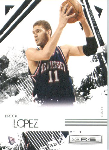 2009 /10 Leaf Rookies & Stars Basketball Card # 58 Brook Lopez New Jersey Nets Mint Condition- Shipped In Protective ScrewDown Display Case!