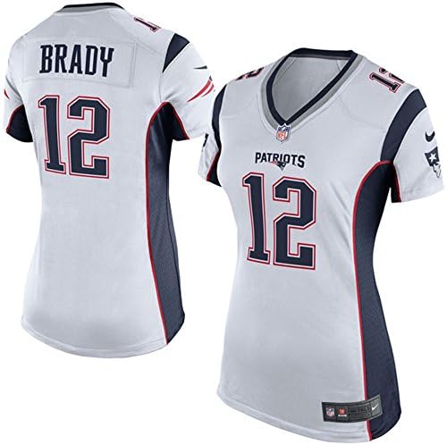 Women's #12 Tom-Brady 2016 Season White Football Jersey medium