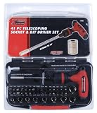 KR Tools 12900 42-Piece Telescoping Socket and Bit Set