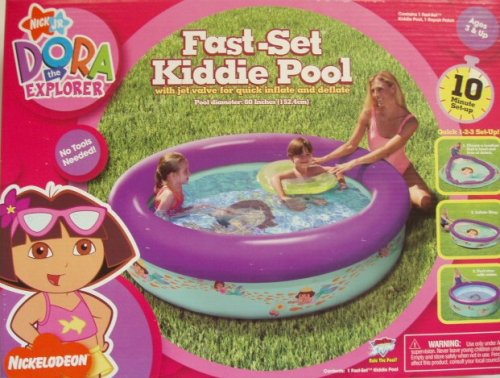 Dora the Explorer Fast-Set Inflatable Kiddie Pool