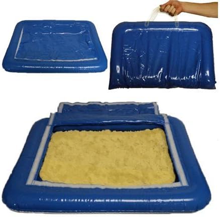 5 lbs of Yellow Shape-It Sand &amp; Inflatable Sand Tray