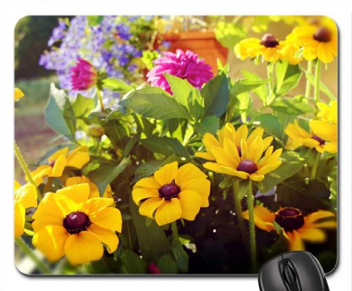 joyful flowers Mouse Pad, Mousepad (Flowers Mouse Pad)