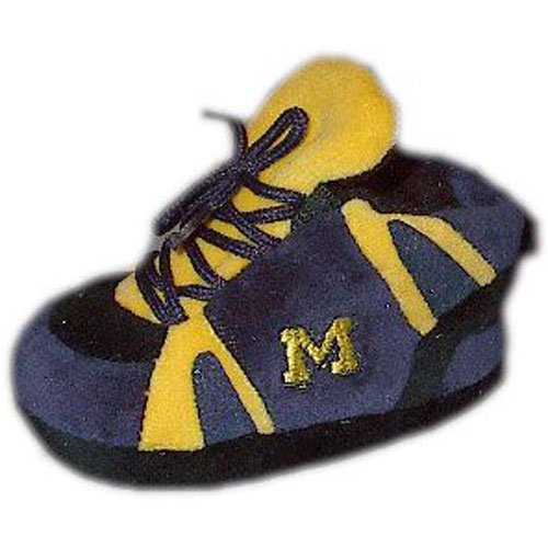 Michigan Wolverines Comfy Feet NCAA Baby Slippers