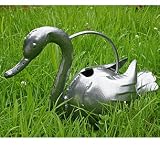 Review The Urban Garden  / swan shaped metal watering can - holds approx. 3.7 L