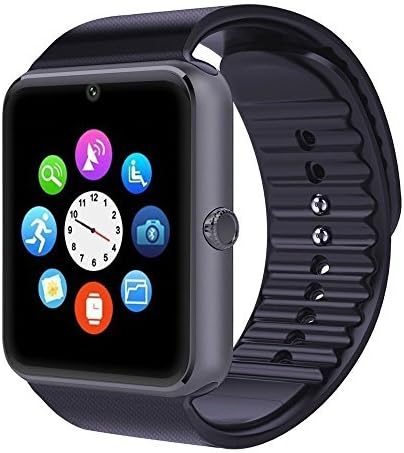 Qiufeng Gt08 Bluetooth Smart Wrist Watch Phone with NFC and GSM Standalone Function - Iphone/android Compatible (Black)