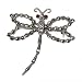 STERLING SILVER BROOCH 43X42mm - Marcasite