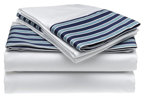 Nautica Waterside 310-Thread-Count Cotton Twin Sheet Set