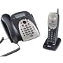 AT&T 2.4 GHz Cordless Telephone with Caller ID/Call Waiting and Answering Machine in Espresso/Champayne