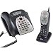 AT&T 2.4 GHz Cordless Telephone with Caller ID/Call Waiting and Answering Machine in Espresso/Champayne