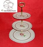 Castleton China Dolly Madison Hostess Tray 3 Tier by Castleton China