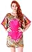 Simplicity Women's Soft Silk Batwing Sleeve Pajama Nightgown Dress