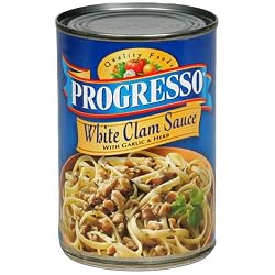 Quality Foods Progresso Seafood Sauce, White Clam, 10.5-Ounce Cans (Pack of 12)