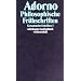 Kritisches- Adorno, Moralisches-Zeit und Co