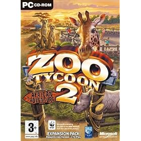Zoo Tycoon 2: African Adventure Expansion Pack (PC CD)