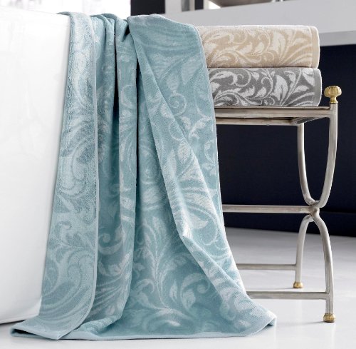 Trump Home - Bedminster Scroll Towels, 12 Piece Towel Set, Crème Brule