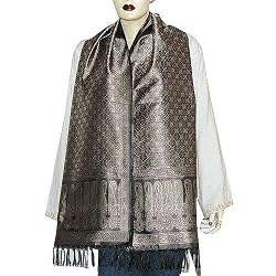 Fashion Accessory Striped Silk Scarf Women Accessories