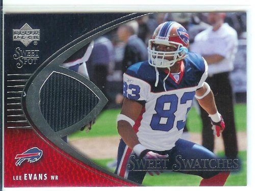 2004 Sweet Spot Swatches SW-LE Lee Evans Buffalo Bills (Piece of Authentic Game Worn Jersey - Football Cards)