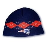Reebok Patriots NFL Argyle Knit Beanie