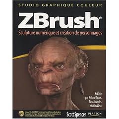 Zbrush : Sculpture num�rique et cr�ation de personnages (1C�d�rom)