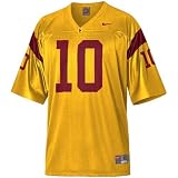 Nike USC Trojans #10 Gold Youth Replica Football Jersey
